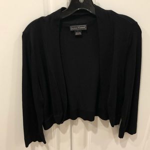 Jessica Howard Black Shrug Cardigan (Size L)